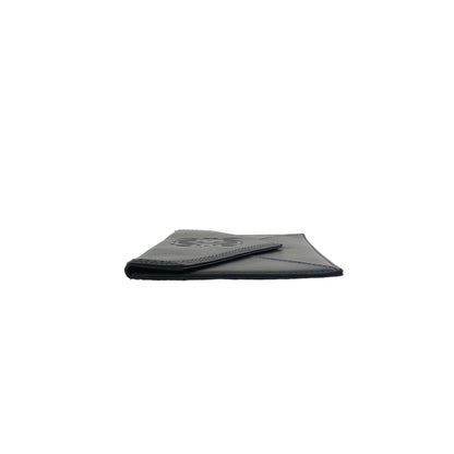 LOEWE Anagram Leather Clutch bag Black Vintage r5k67j