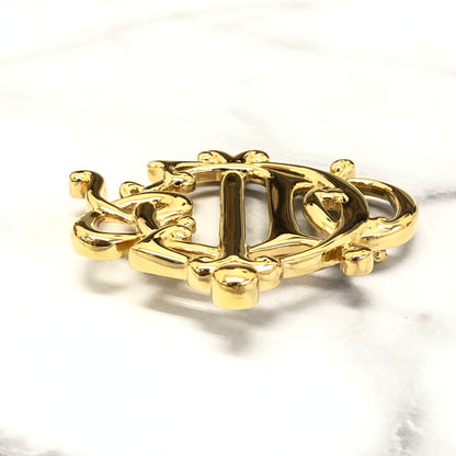 Christian Dior Emblem Gold Vintage k74s8v