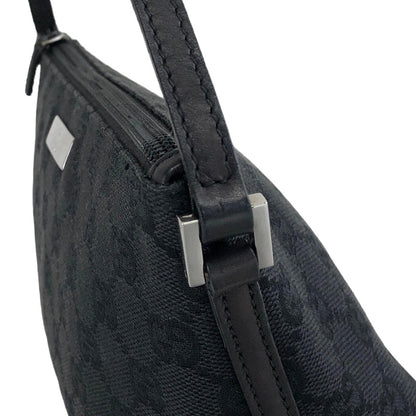 GUCCI GG Canvas Canvas Handbag Vanity bag Black Vintage 73mxrh