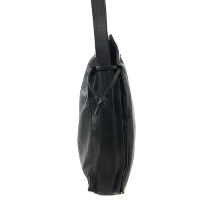 LOEWE Anagram Logo Leather Drawstring Crossbody Shoulder bag Black Vintage x8dwz4