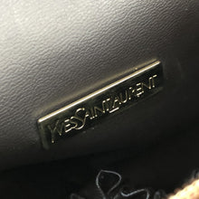 Load image into Gallery viewer, Yves Saint Laurent shoulder bag YSL vanity bag handbag box brown vintage v6ayth
