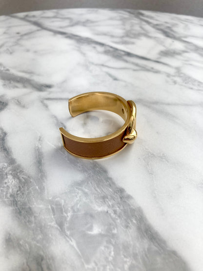 HERMES Chaine d'ancre 手鐲 駝色 復古 m7kkya 