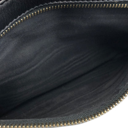 CELINE Macadam Clutch bag Black Vintage 82eut6