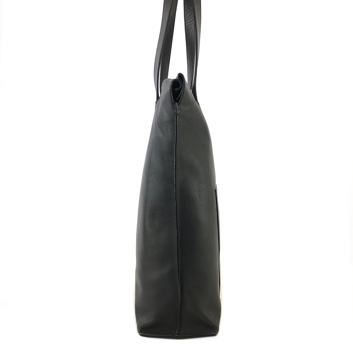 LOEWE Anagram Leather Totebag Black Vintage k826yt