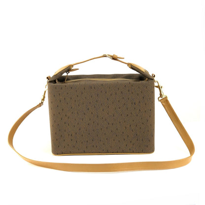 Yves Saint Laurent 單肩包 YSL 化妝包 手袋 盒子 棕色 復古 v6ayth