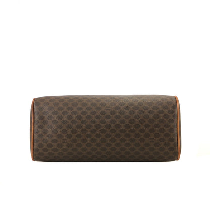 CELINE Macadam Blason Handbag Brown Vintage 5mzszr