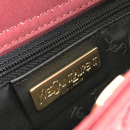 Yves Saint Laurent arabesque oriental stitch nylon handbag bordeaux vintage old uwg4ii