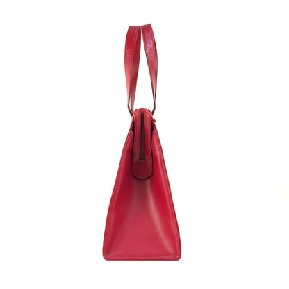 Christian Dior Leather Handbag Red gxtirp