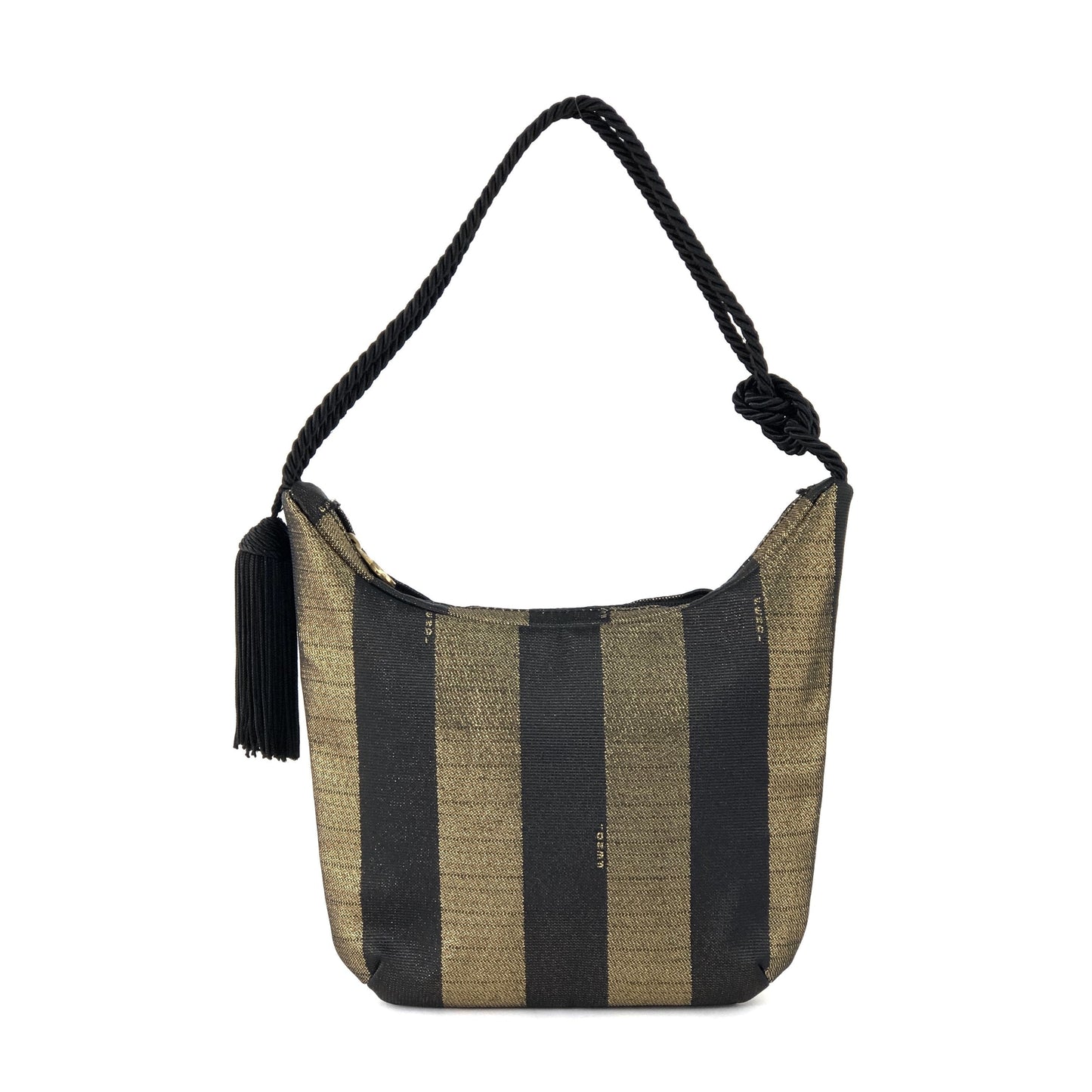 FENDI Pecan pattern hobo mini bag handbag brown black vintage old ptjubk