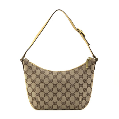 GUCCI hobo GG canvas shoulder bag handbag hobo beige vintage old a52g8f