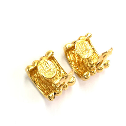 Yves Saint Laurent antique earrings gold vintage old accessories cb2him