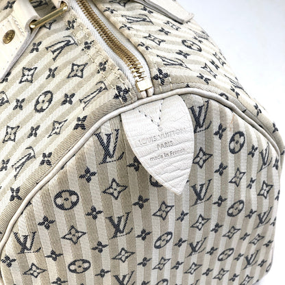 LOUIS VUITTON Mini Run M95500 Speedy 30 Mini Boston Croisette Handbag Ivory Vintage Old 566e8z