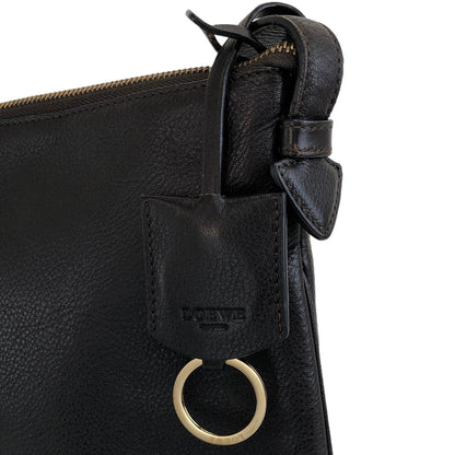 LOEWE Leather Shoulder bag Brown Vintage usk62t