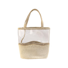 Load image into Gallery viewer, PRADA handbag clear bag mini bag canvas clear bag canvas beige vintage old cgywec

