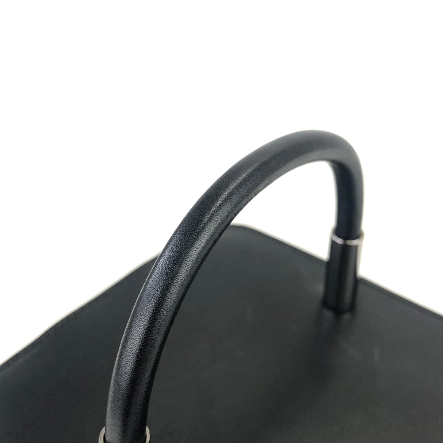 GUCCI GG canvas vanity mini bag top handle handbag black vintage old uycha8