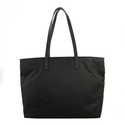 PRADA Triangle Logo Nylon Two-way Shoulder bag Totebag Black Vintage 8ba8nr