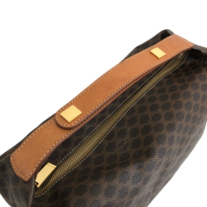 CELINE Macadam 手袋化妝包棕色復古 3fs65e 