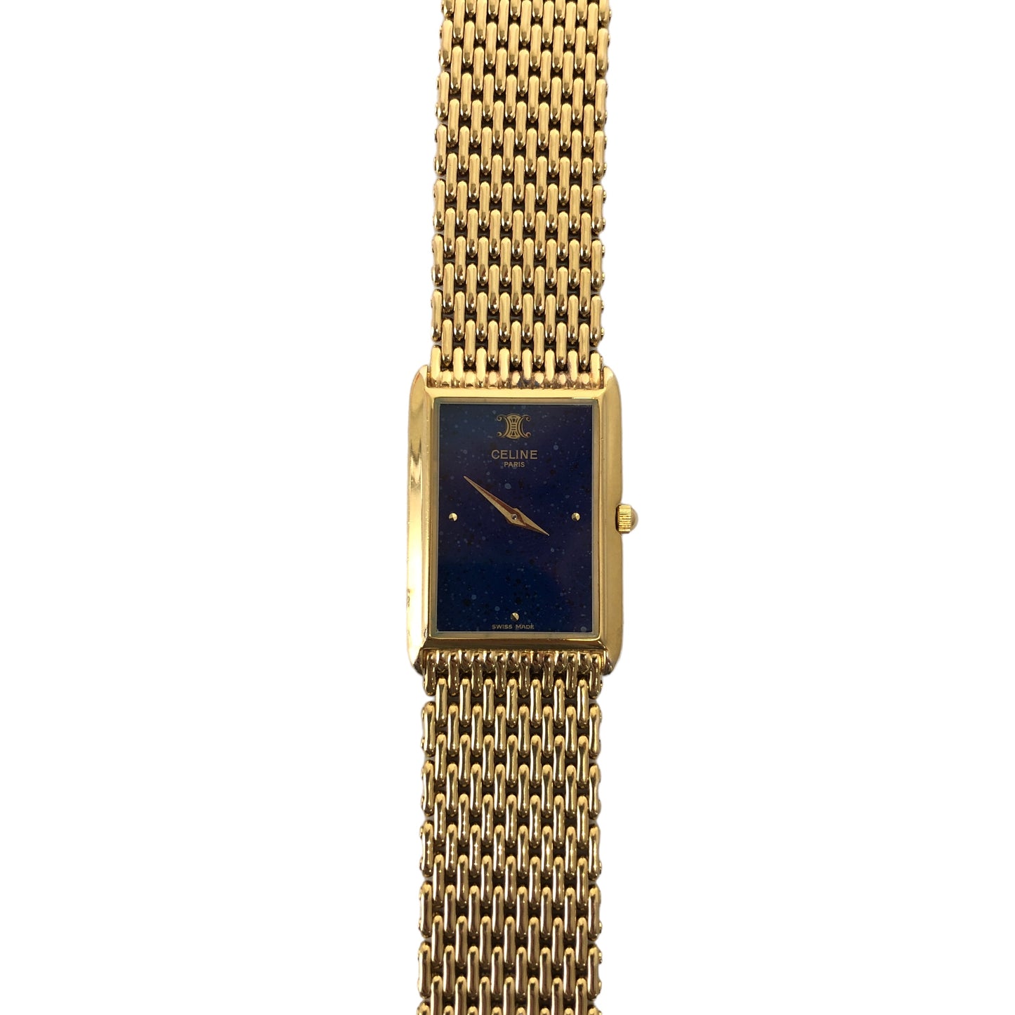 CELINE Triomphe Quartz Watch Gold Vintage fr8536