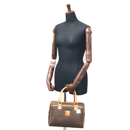 CELINE Macadam Blason Handbag Brown Vintage 5mzszr