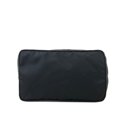 PRADA Triangle Logo Nylon Leather Hobobag Shoulder bag Black Vintage un6hfw