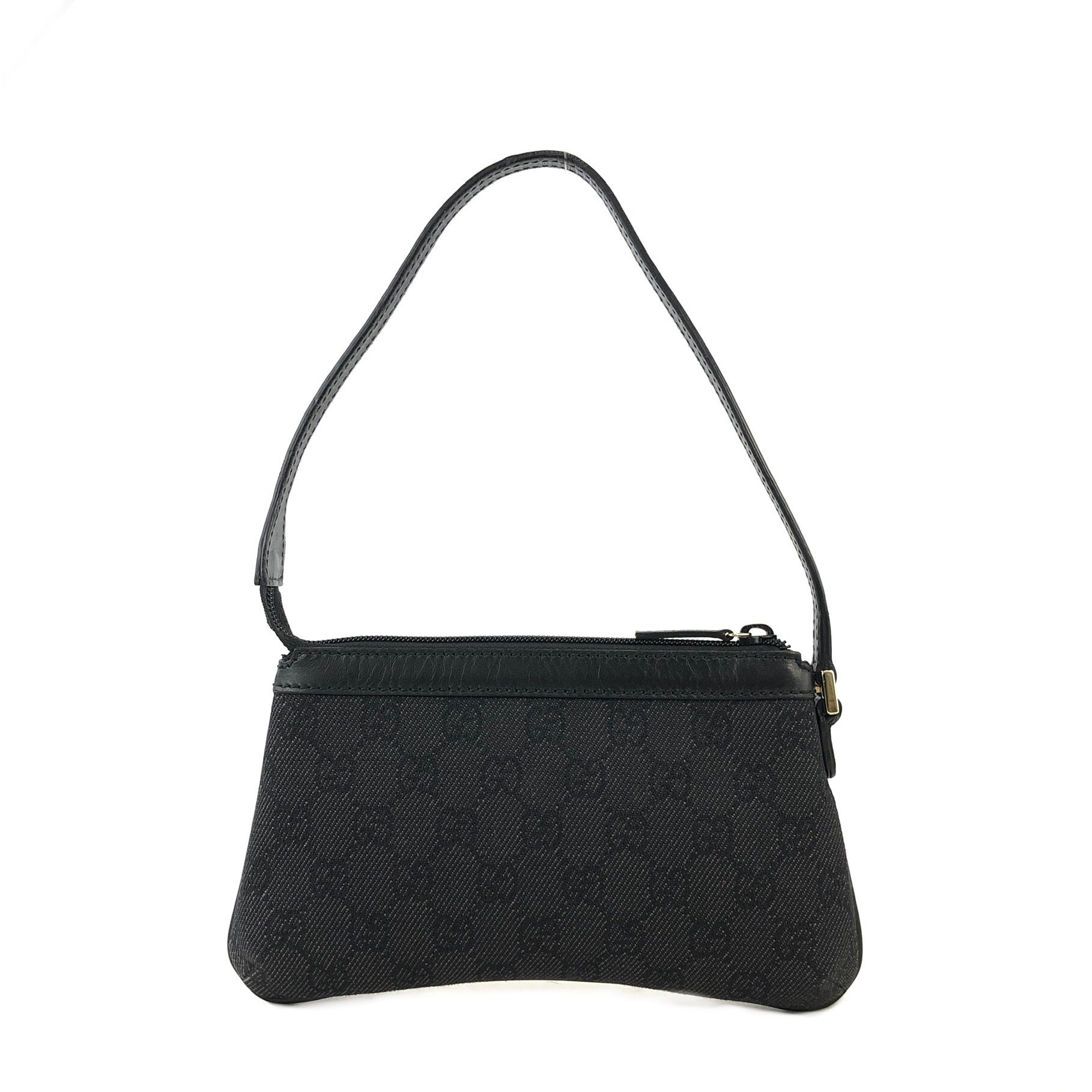 GUCCI GG Canvas Canvas Handbag Minibag Black Vintage 7cpu6d