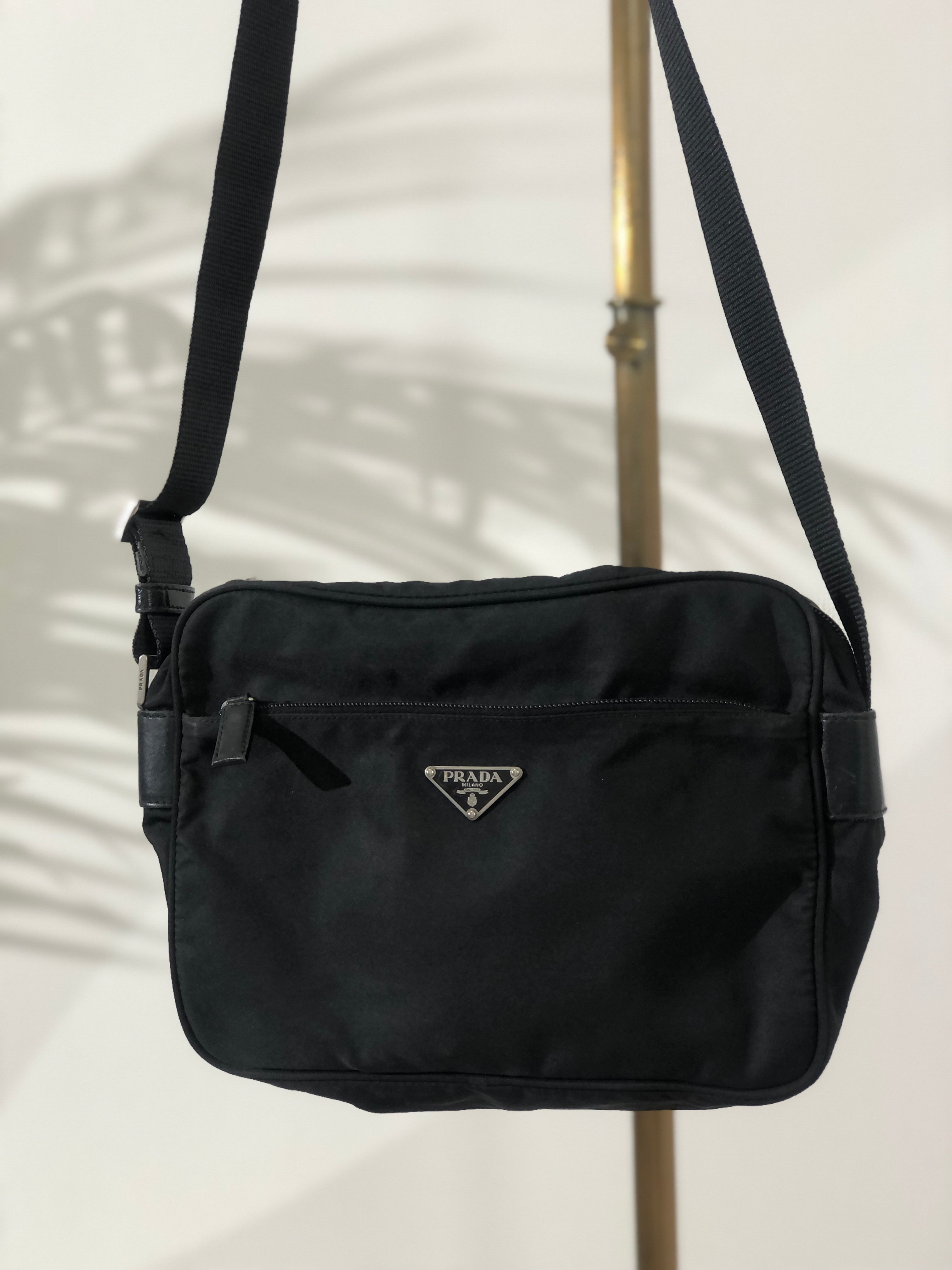 Vintage prada nylon on sale crossbody