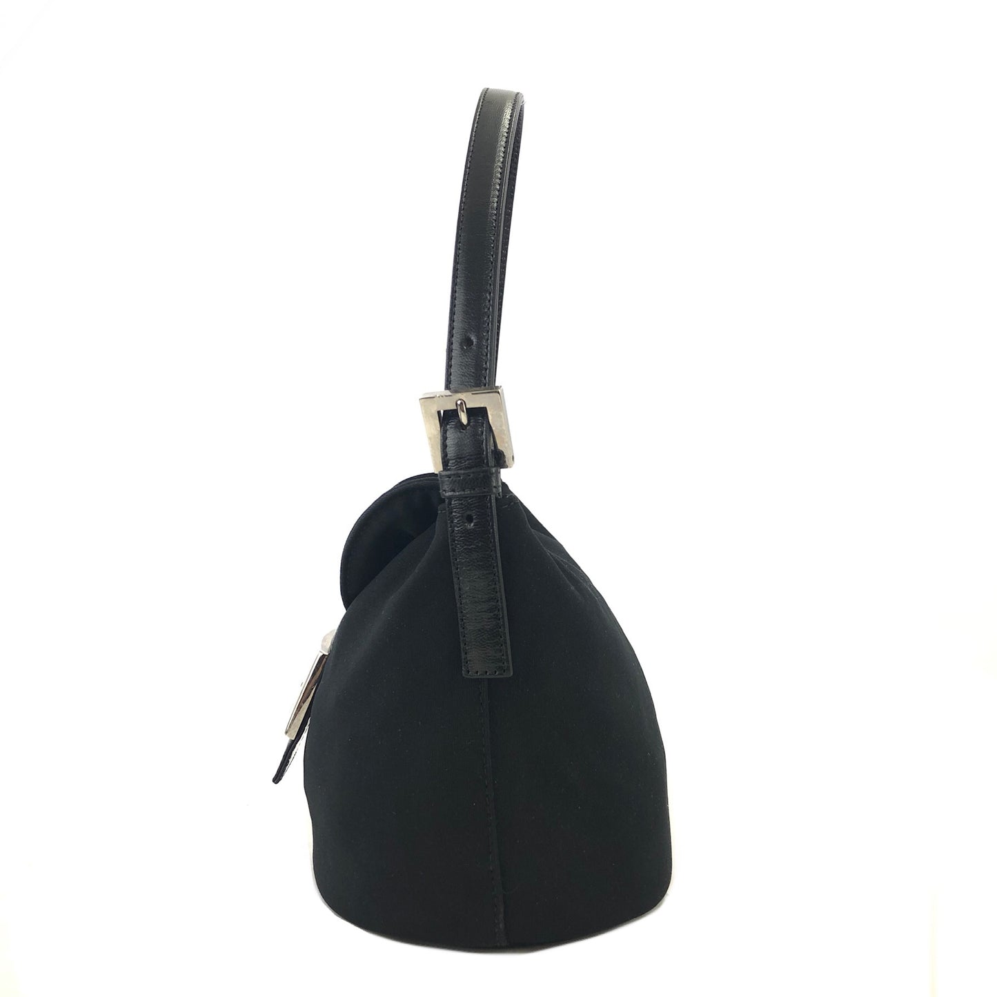 FENDI Mini Mamma Baguette Handbag Black Vintage vd2wz4