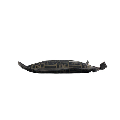 FENDI Zucca 提花手拿包 黑色 棕色 復古 xf2evr 