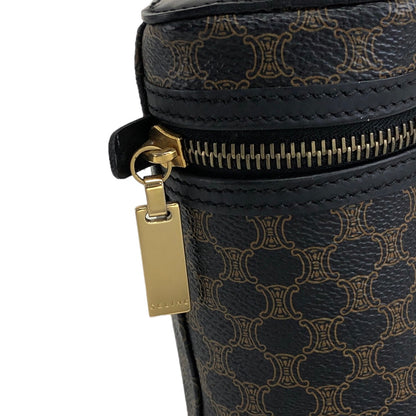 CELINE Macadam Handbag Vanity bag Black Vintage fc3bk6