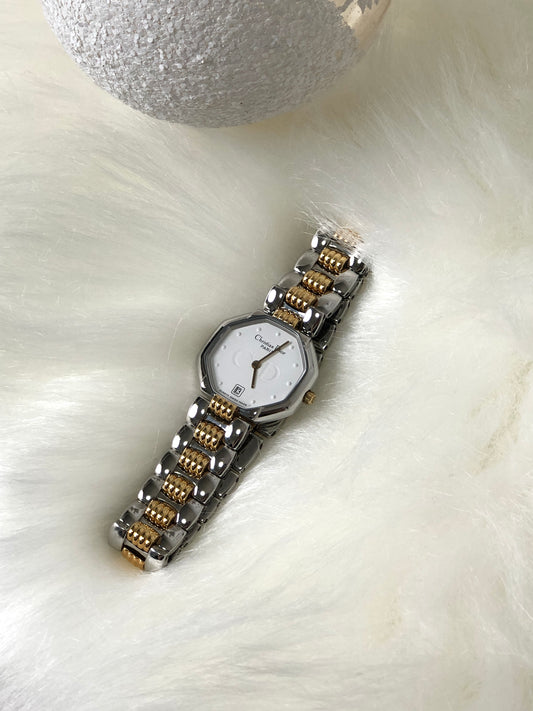 Christian Dior Watch D48-203 Silver Vintage 3umdyw