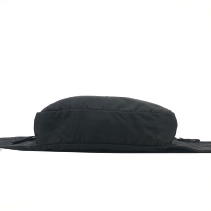 PRADA Triangle Logo Nylon Belt Bag Sling Bag Black Vintage jwamw5