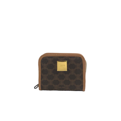 CELINE Macadam 零錢包 棕色 復古 3ks4ws 
