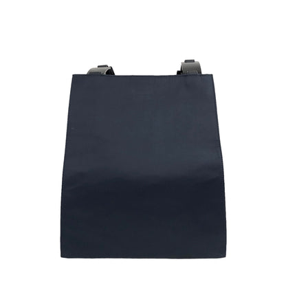 Yves Saint Laurent YSL Logo Nylon Handbag Navy Vintage syhg5u