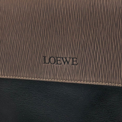 LOEWE Velazquez 金屬手柄皮革兩用手提包 單肩包 黑色,棕色 復古 zpbizw