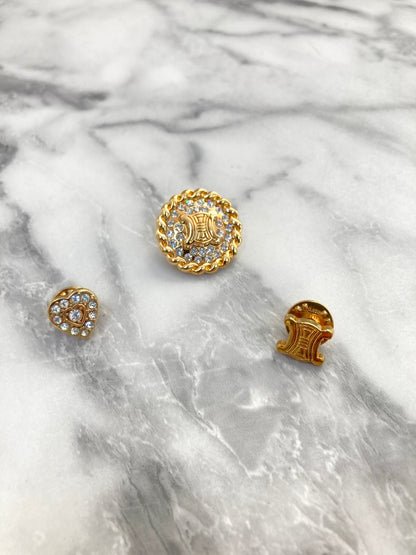 CELINE Blason 金色復古 tc6hnf 