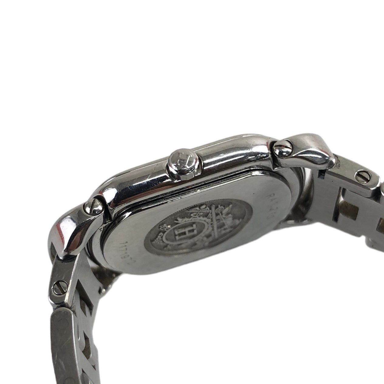 HERMES Watch Silver Vintage 7eaw86