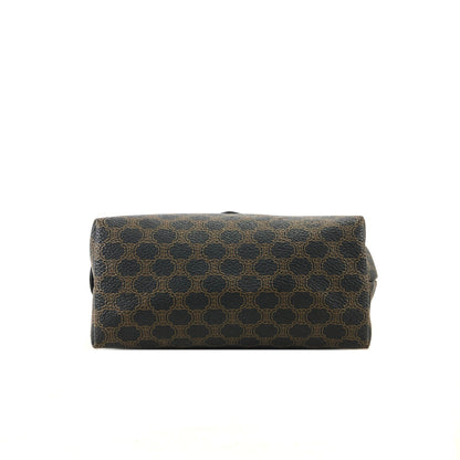 CELINE Macadam Blason PVC Leather Pouch Black Vintage irfd6i